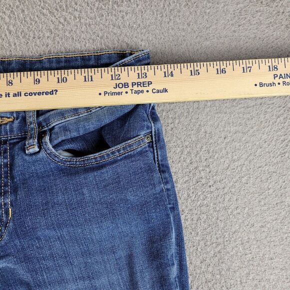 Gap Jeans Womens 2x26 Blue Denim Slim Stretch Classiccore Preppy Casual Distress - Picture 2 of 12